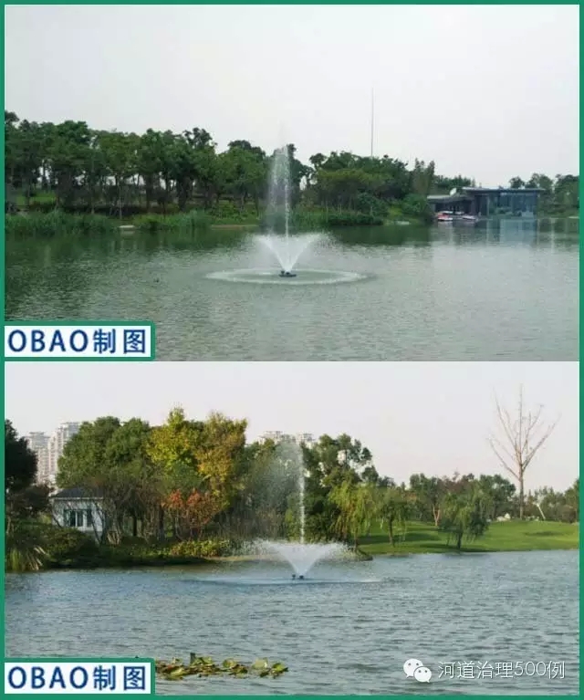 浮水喷泉式曝气机,造景活水 浮水喷泉式曝气机,造景活水