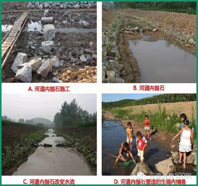 河道内抛石措施 河道内抛石措施